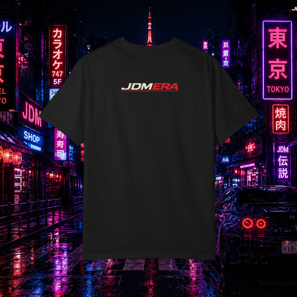 Midnight Drive JDM T-Shirt | Japanese Street Racing Tee | Retro Tokyo Car Culture Shirt | JDMERA