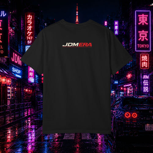 Midnight Drive JDM T-Shirt | Japanese Street Racing Tee | Retro Tokyo Car Culture Shirt | JDMERA