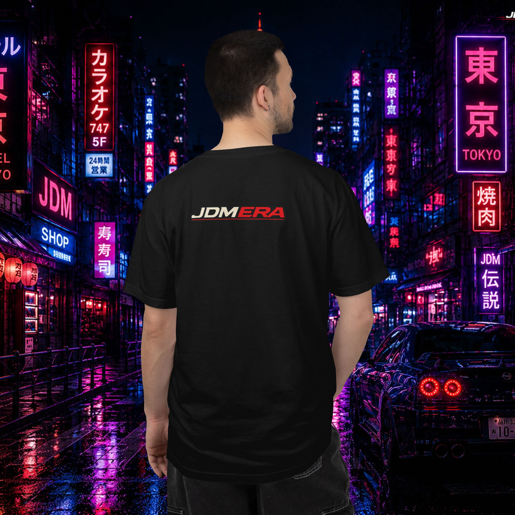 Midnight Drive JDM T-Shirt | Japanese Street Racing Tee | Retro Tokyo Car Culture Shirt | JDMERA